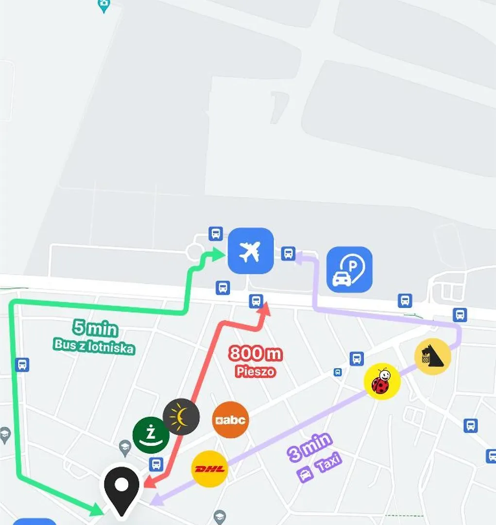 Apartament Belvedere Lawica Airport ポズナン アパート